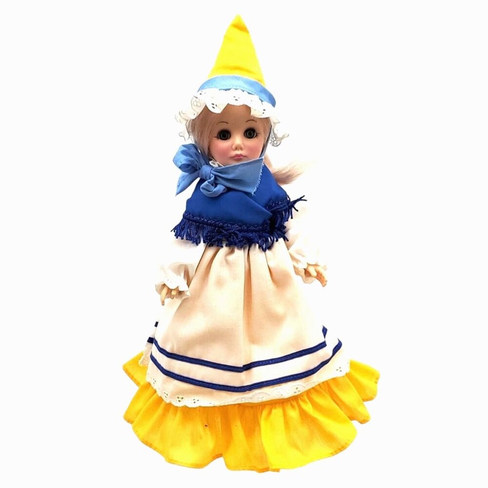Vintage Effanbee‎ Mother Goose Collectible Vinyl Doll 12" 80s Storybook Themed